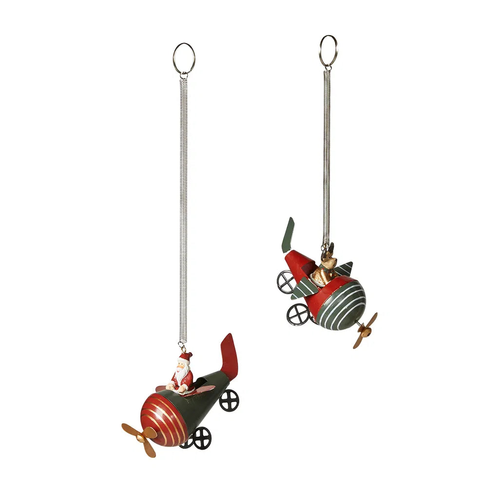 Julemand / elg i flyver