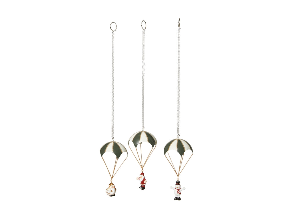 Julemand i faldskærm