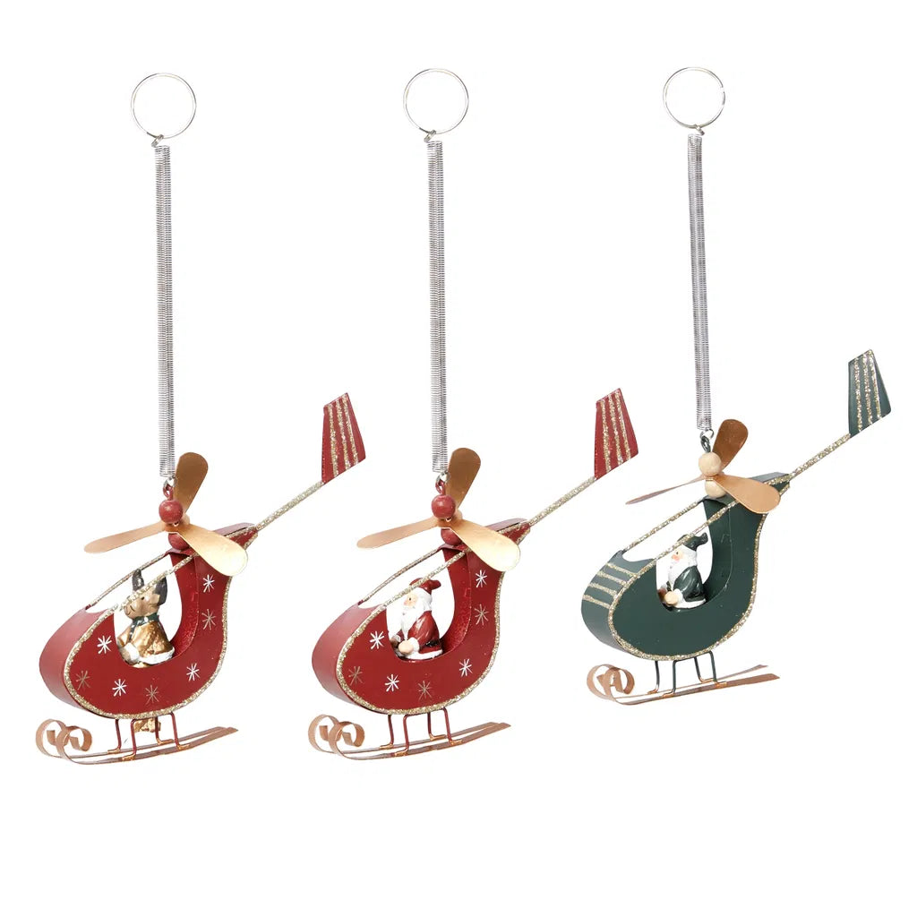 Jule ophæng helikopter