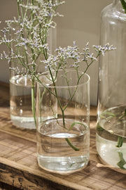 Glasvase cylinder Florum