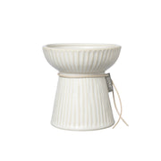 Vase til løg hvid keramik