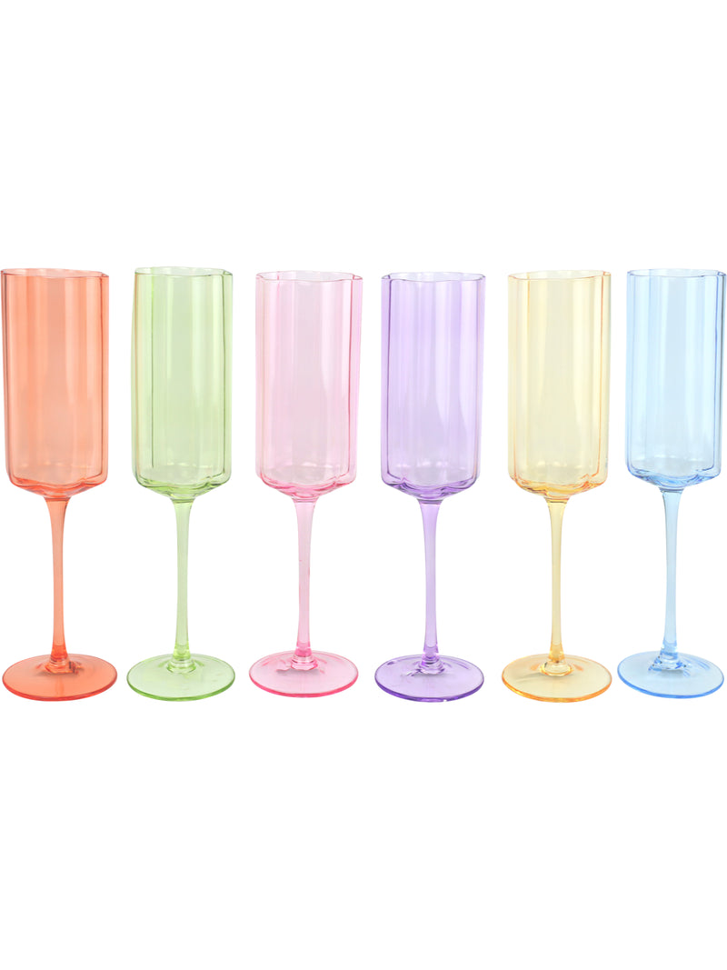 Champagneglas Blooming Grace – sæt af 6