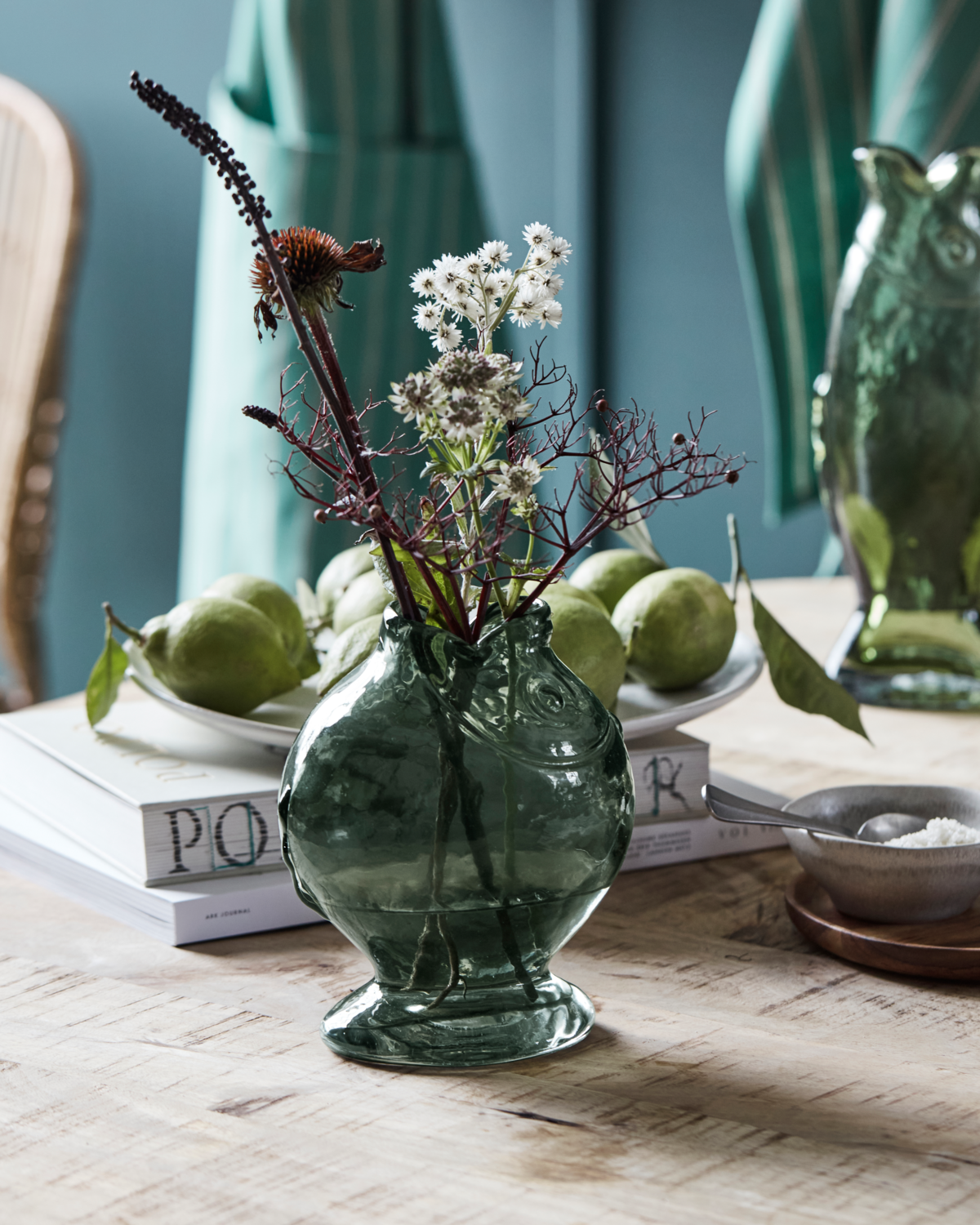 House doctor vase, Fish, Røg/Grå
