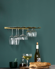 House doctor glass rack, Stilio, Antik guldfinish