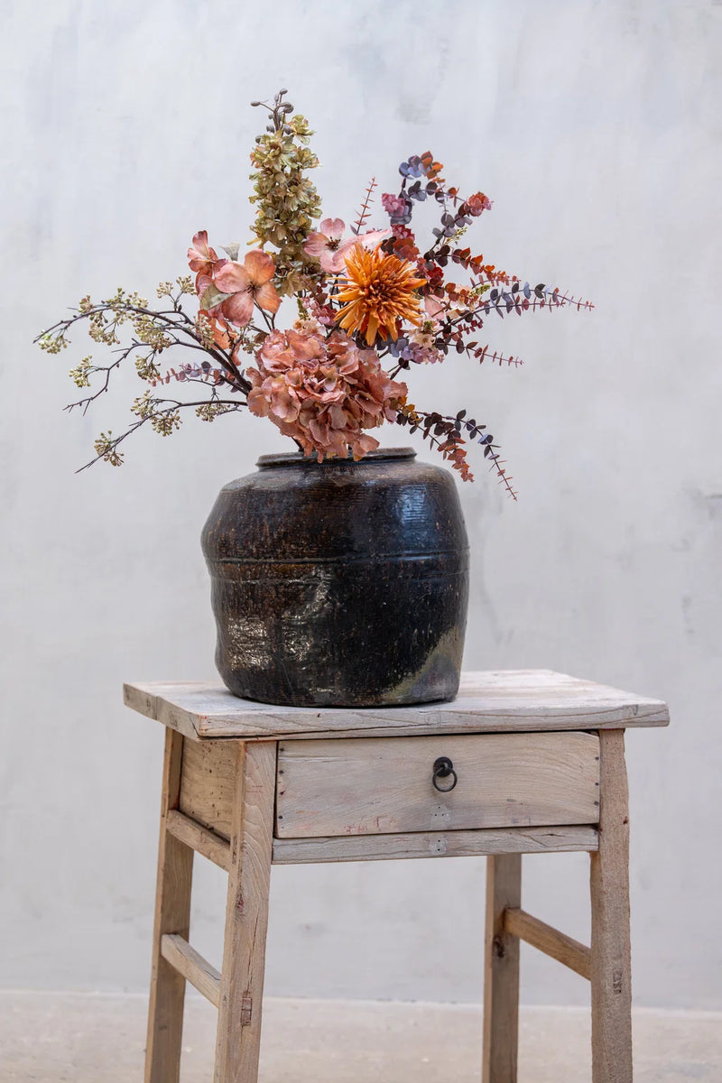 Kunstig Kornelgren med Rosa Blomster – Naturtro Blomstergren til Vase