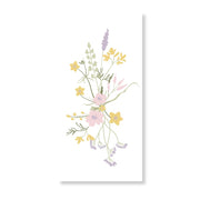 Blomstrede Servietter i Pastelfarver – Elegant Borddækning & Sommerstemning