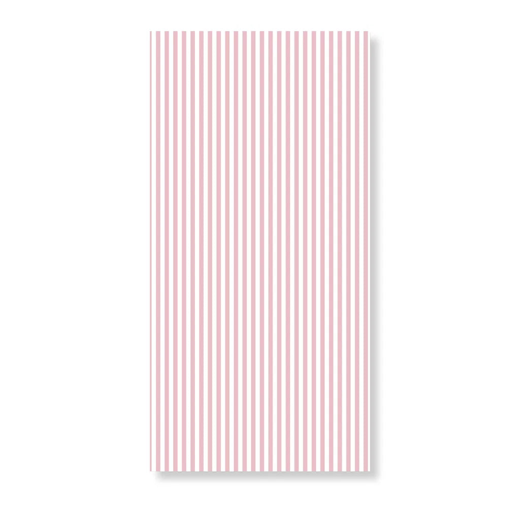 Lyserøde Stribede Servietter – Elegant Borddækning i Nordisk Stil