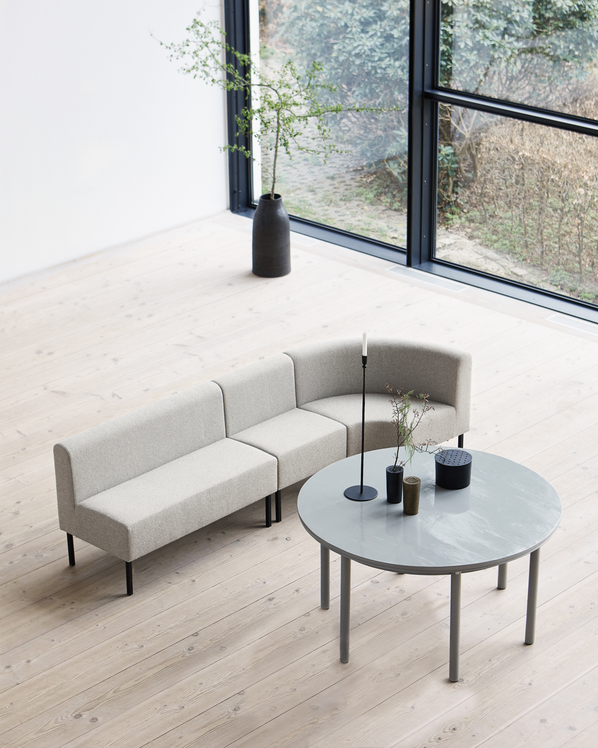 House doctor sofa, Corner seater, Natural