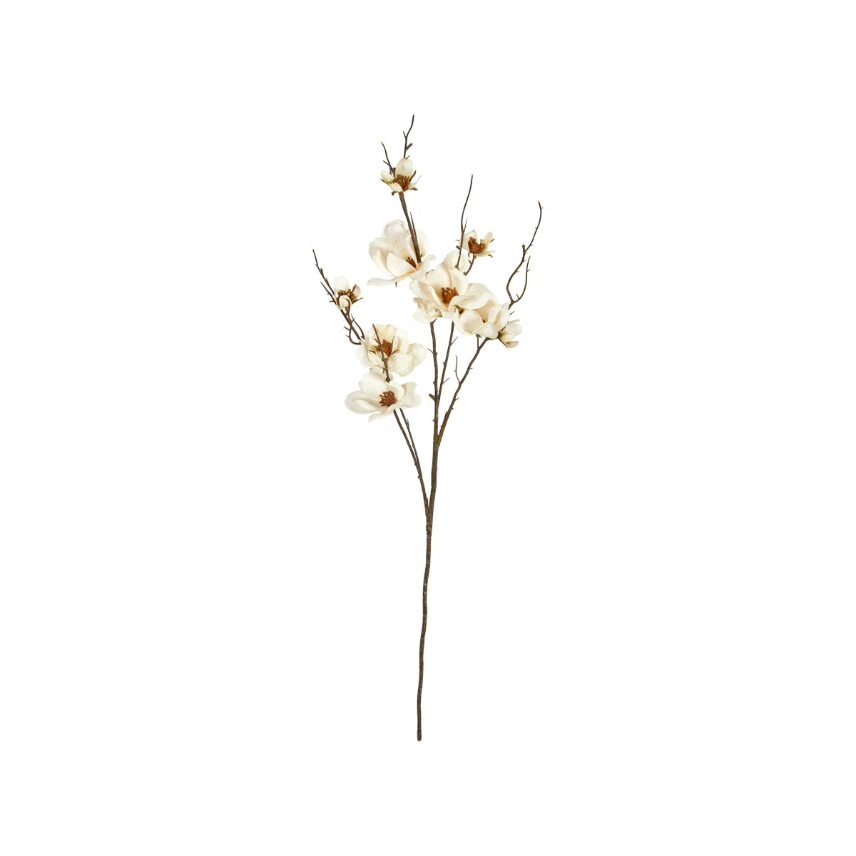 Luksuriøs Kunstig Stolt Kavaler Gren i Creme – Elegant Blomstergren til Vase & Indretning