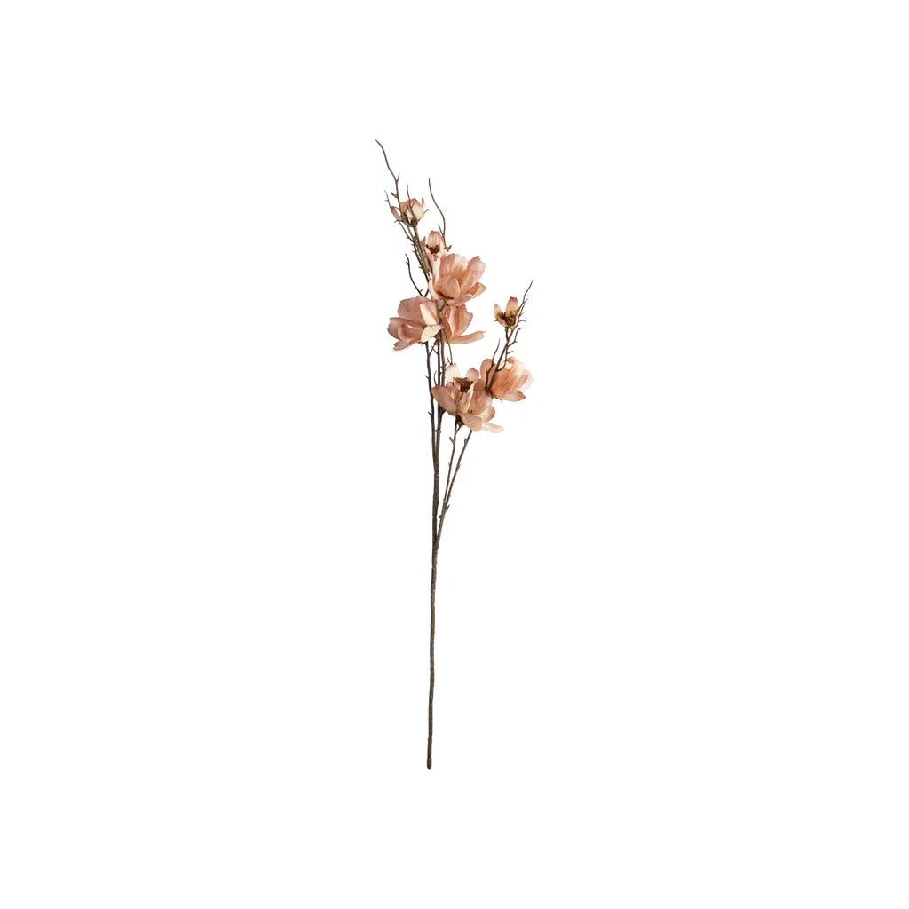 Luksuriøs Kunstig Stolt Kavaler Gren i Støvet Rosa – Elegant Kunstblomst til Vase - BiMe